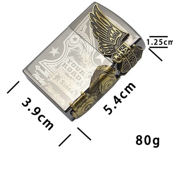 Harley Davidson lighter New Silver - Picture 4 of 4